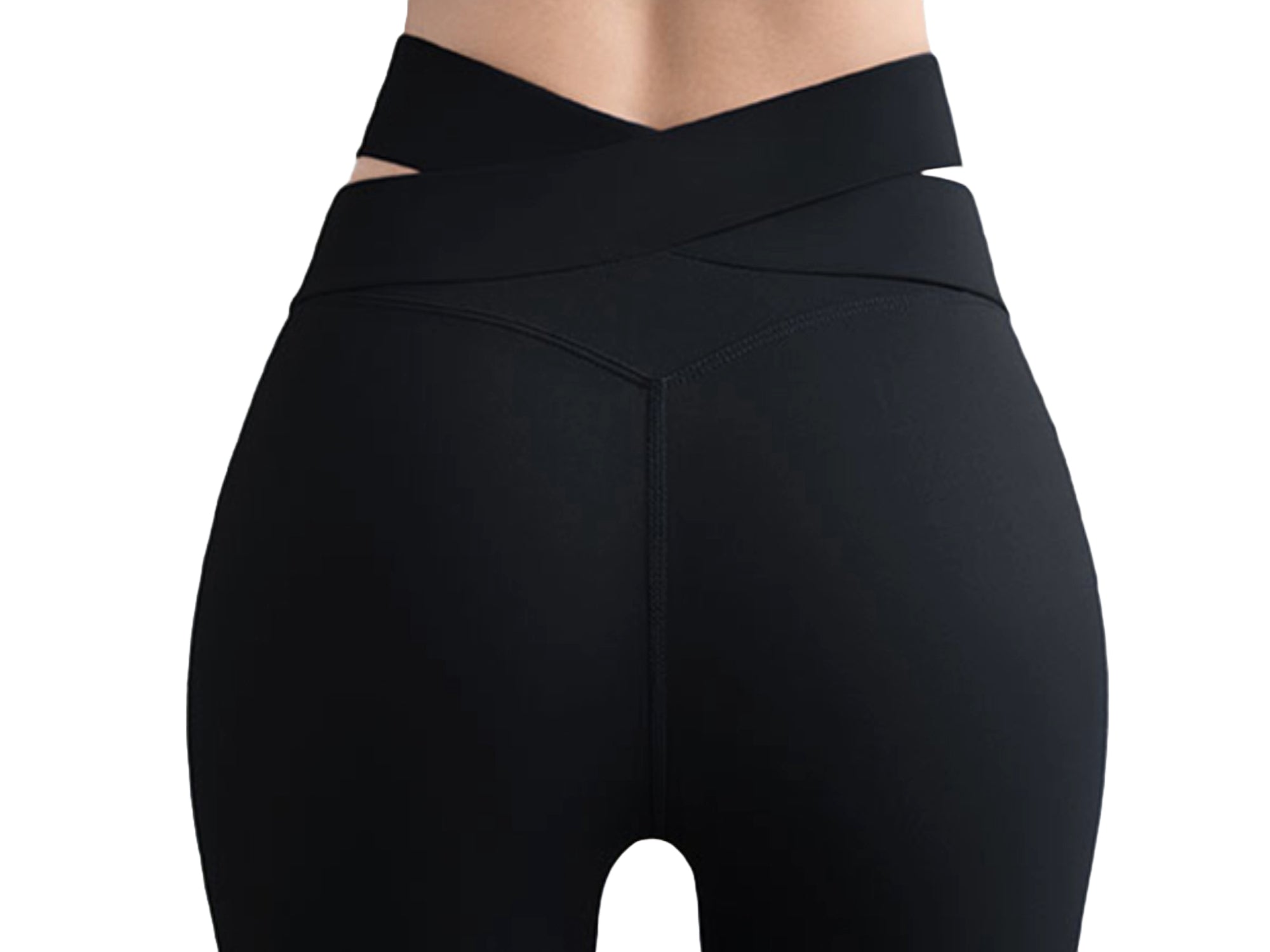 Amazon.com: SUUKSESS Women Crossover Seamless Leggings Butt Lifting High  Waisted Workout Yoga Pants (Black, S) : Clothing, Shoes & Jewelry